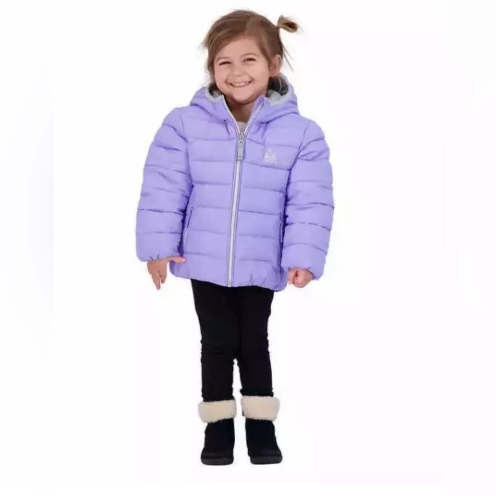 ⚡️Gerry Toddler Jersey Lined Jacket Hooded Insulated Bubble Jacket (2T)